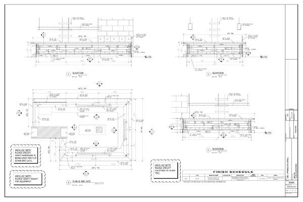Del Frisco's Grill CAD drawing thumbnail